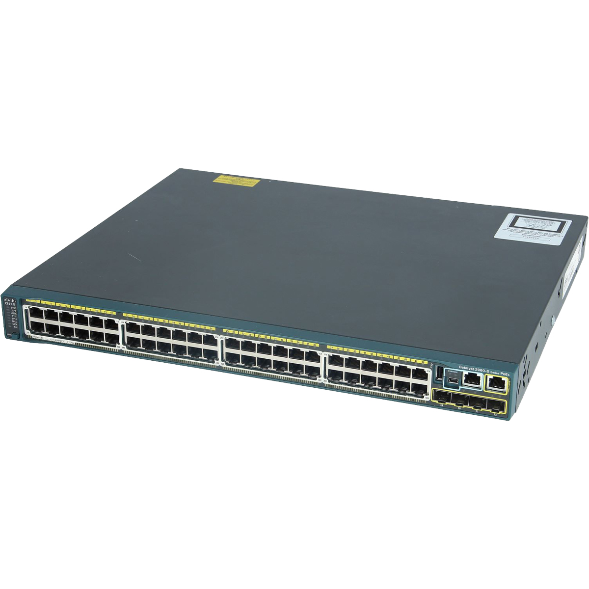 قیمت و خرید سوییچ شبکه 48 پورت PoE با 4 پورت SFP سیسکو مدل WS-C2960S-48FPS-L | نت ران